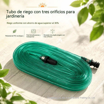 🌿 Manguera de Riego para Jardín｜Riego Uniforme y Fácil para Césped, Huerto y Plantas