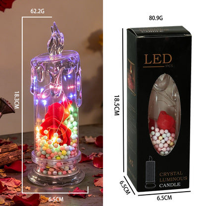 🌹Realistické ružové sviečky – LED ruže na batérie, bez dymu na bytové dekorácie, svadby, večierky a darčeky ✨