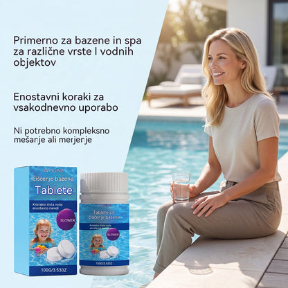 🔥Kupite 1 in dobite 1 brezplačno (2 steklenički) Šumeče tablete za čiščenje bazenov