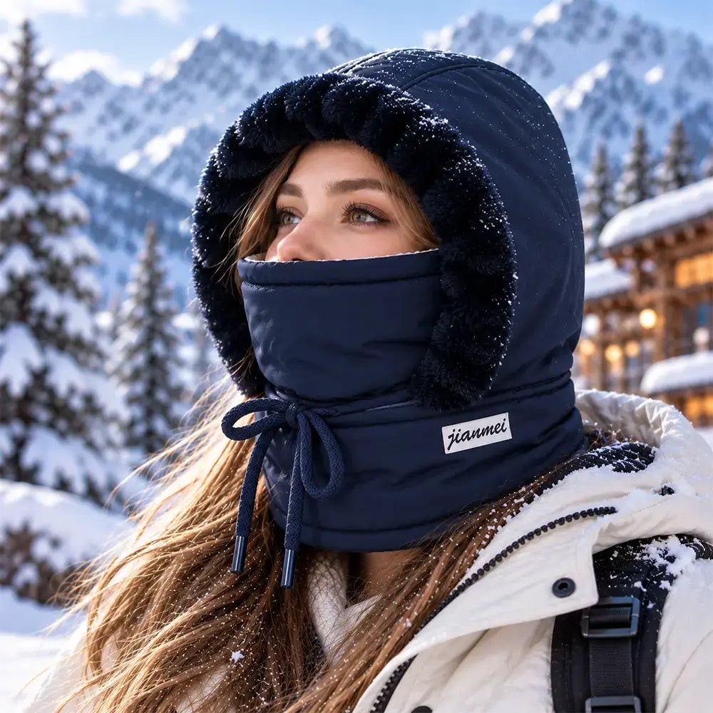 🔥Ciepła czapka outdoorowa z podszewką z polaru – model 3 w 1