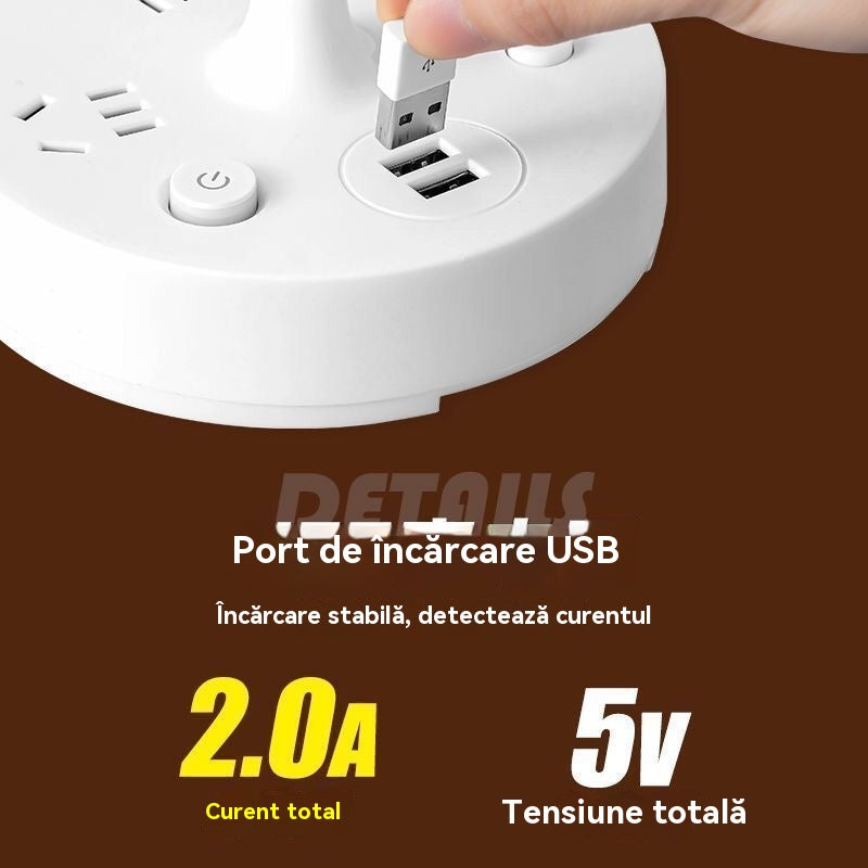 💡🔥Kupte 1 a získejte 1 zdarma🔥Multifunkční noční světlo s integrovanou prodlužovací šňůrou: praktické, elegantní a šetří místo!
