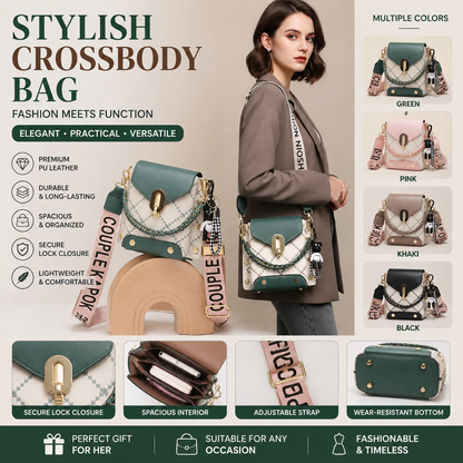 Dámska minimalistická crossbody kabelka 2026