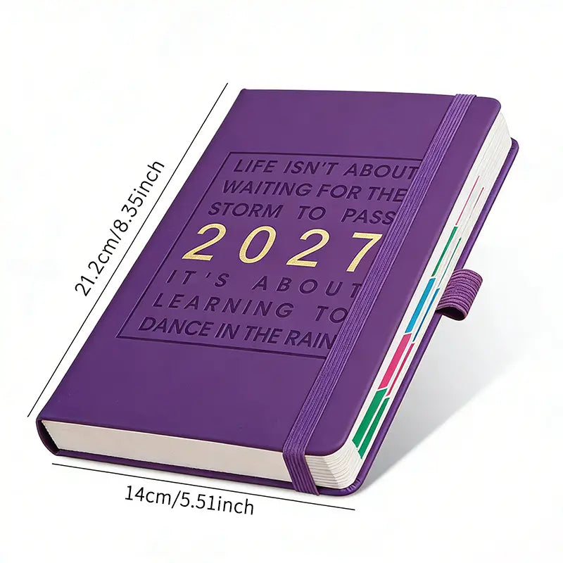 📅 2 darab 10700 Ft ⏰ A5-ös 2027-es tervező/jegyzetfüzet (napi beosztású) ✨