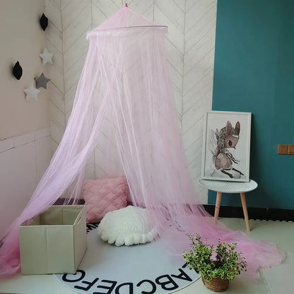 Dosel de cama con mosquitera en forma de cúpula - Tienda de campaña con dosel para cama estilo princesa