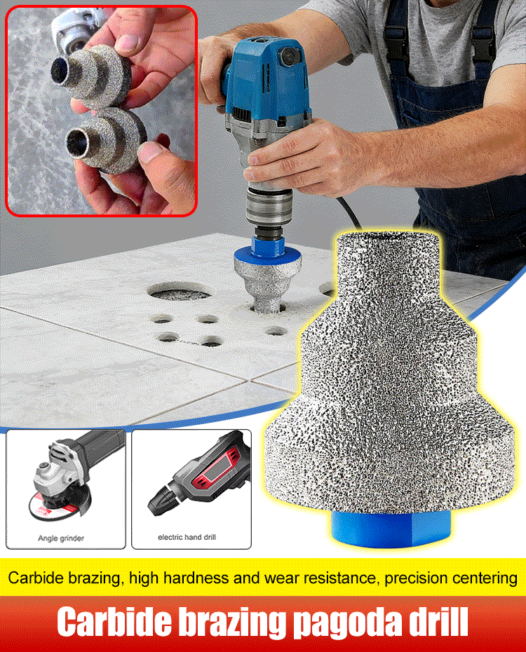 🔧✨ Nueva broca de diamante cónica para cerámica, granito y mármol: una herramienta para taladrar, ampliar orificios y lograr un acabado perfecto en los bordes 💎🔥