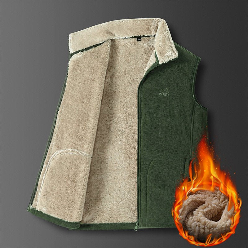 🔥【30% kedvezmény】🔥【M-5XL】🌨️🧥 Klasszikus meleg férfi mellény – Ősz és tél