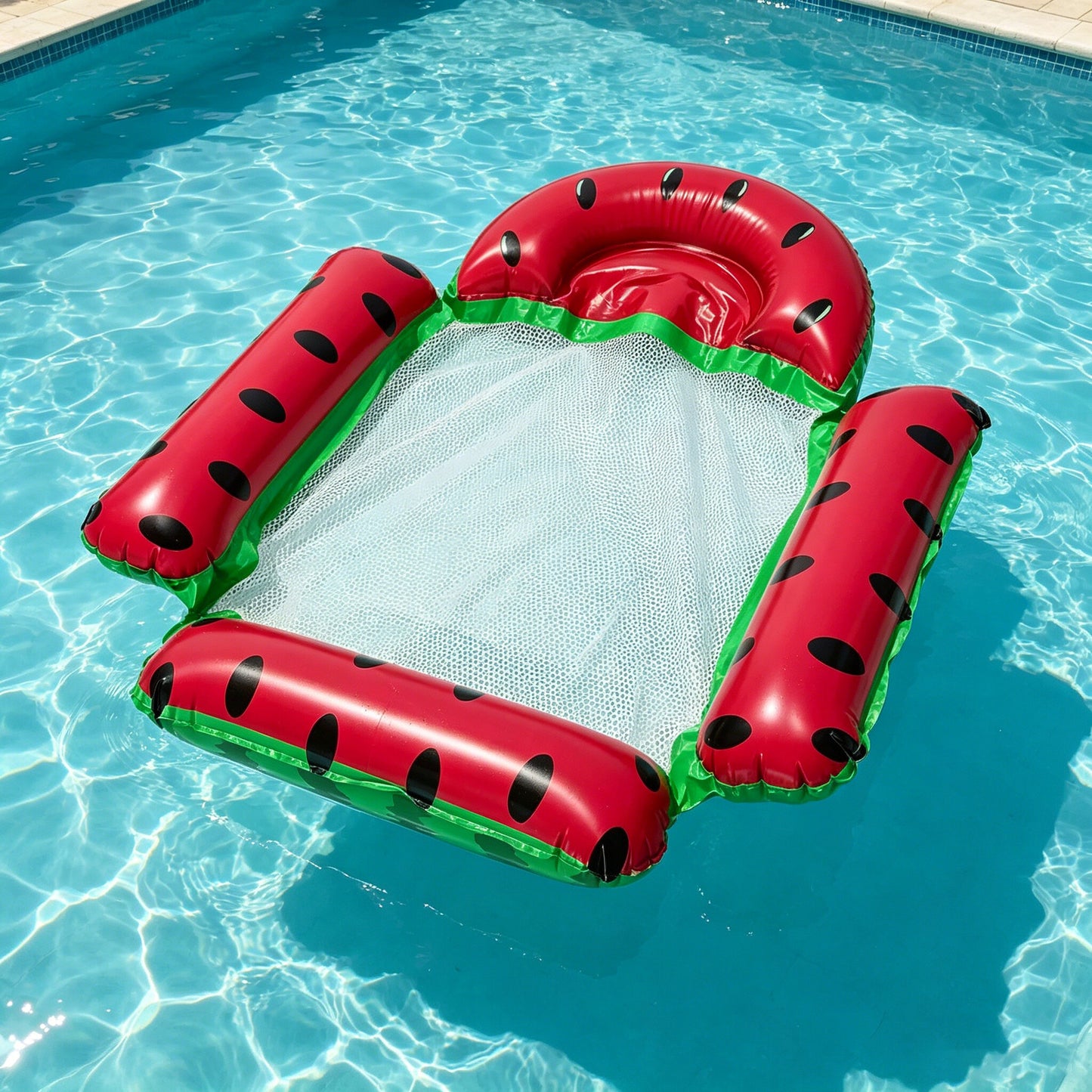 🌊 Tumbona inflable ultracómoda 🏖️ Colchón flotante con 4 tubos + respaldo cómodo (incluye bomba de aire gratis 🎁)