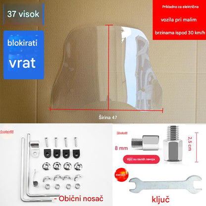 💥💥🏍️【2,0 mm debljine 37 cm visine】2026 novo vjetrobransko staklo za električna vozila univerzalno vjetrobransko staklo
