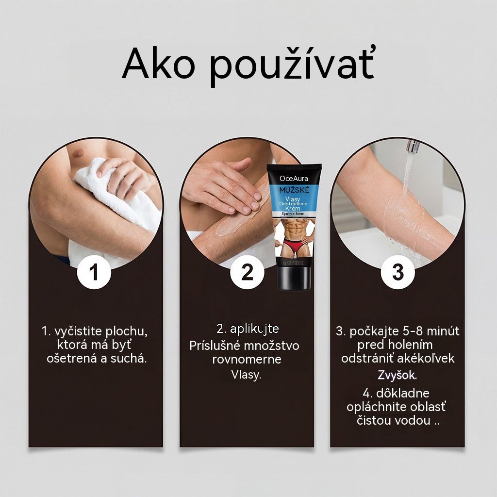 🧴Kúpte si jeden krém na odstránenie chĺpkov a druhý dostanete zadarmo – dosiahnite hladkú pokožku za pár minút! ✨