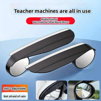 😍🚗【50% έκπτωση】👍Καθρέφτης οπισθοπορείας για αυτοκίνητο, μικρός στρογγυλός καθρέφτης, ρυθμιζόμενος 360 μοιρών