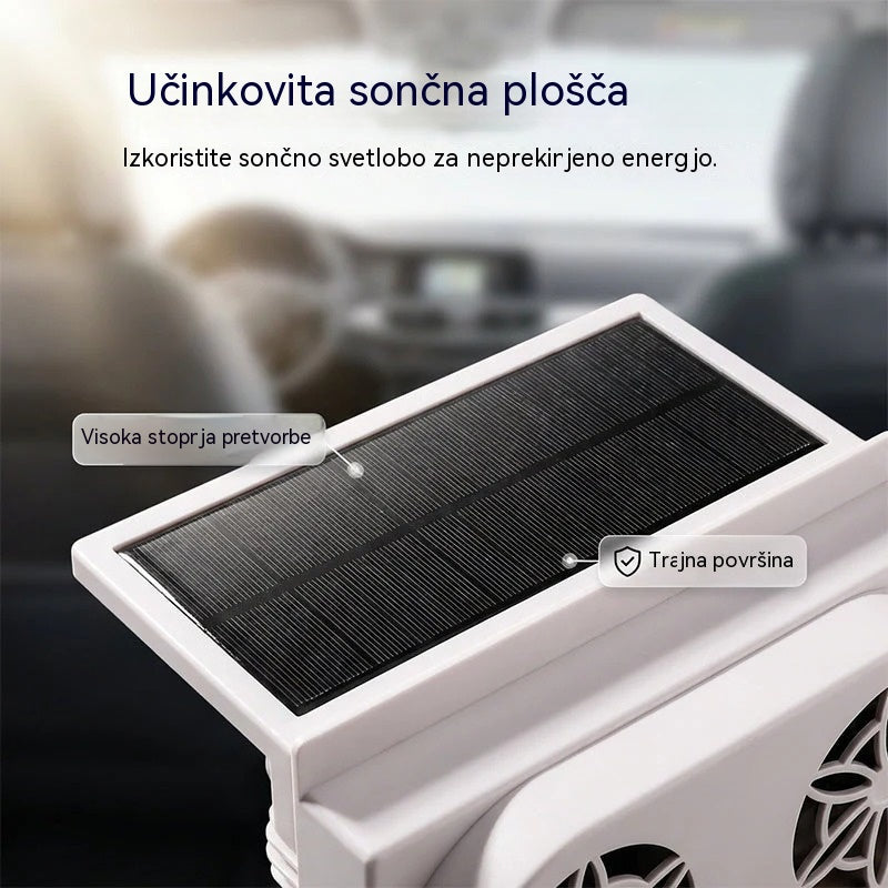 50 % POPUSTA🌀Ventilator za avto na sončno energijo