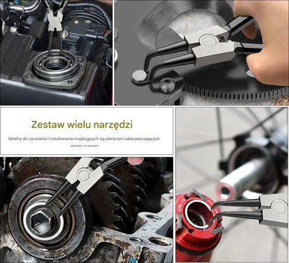🧰 [4-częściowy zestaw] Specjalny zestaw szczypiec samochodowych, szczypce do rur olejowych, szczypce do usuwania samochodowych przewodów paliwowych, zaciski do przewodów olejowych, specjalne narzędzia do usuwania filtrów rur benzynowych