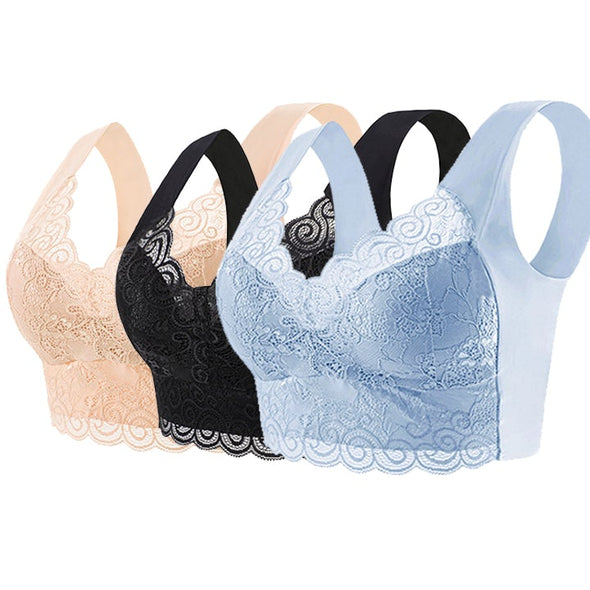 👙 👙 Dámské podprsenky 【3 kusy】 pro ženy od 30 let (doporučeno lékařem)