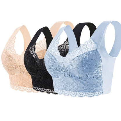 👙 👙 Dámské podprsenky 【3 kusy】 pro ženy ve věku 30 let a více (doporučeno lékařem)