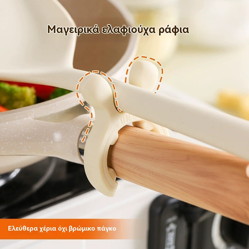 🍲 【9 druhov】💛 Vysokopevnostný silikón – vhodný do každého hrnca!