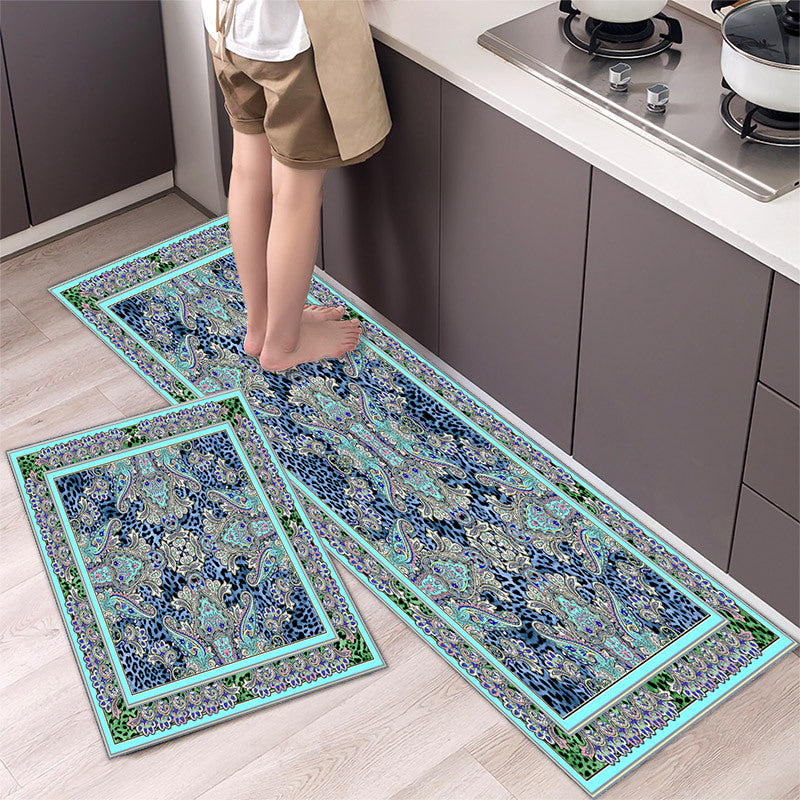 💥49% kedvezmény 【2 darab】🌺Csúszásmentes konyhaszőnyeg nedvszívó hosszú konyhaszőnyeg【40*60cm+40*120cm】