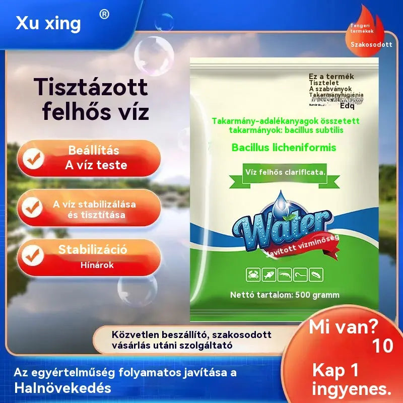 🐟🌊🔬【🔥Legjobb Akció】500g Prémium Tópor | Víztisztító és Algairtó 🐟🌊🔬