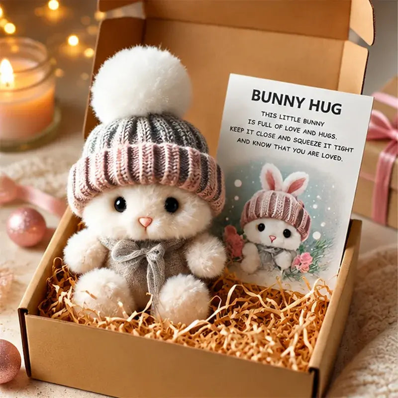 🎁🐇Mini plüss nyuszi - aranyos húsvéti ajándék