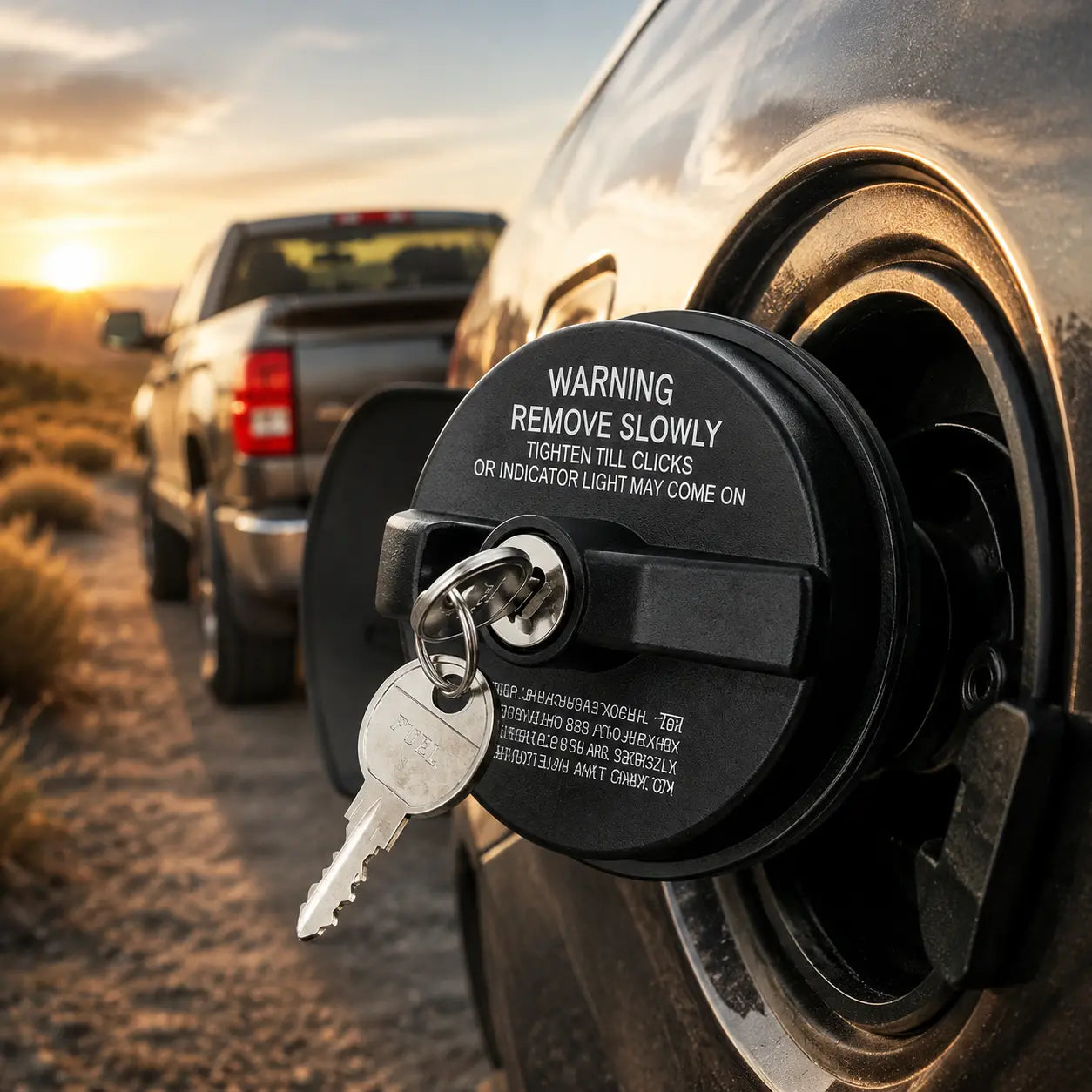 🚗🔒Wytrzymały korek wlewu paliwa zamykany na klucz
