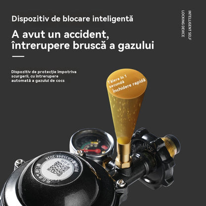 👍Vysokoprietokový redukčný ventil LPG s ochranou proti výbuchu pre domáce použitie | Bezpečnostný ventil | Automatické vypnutie