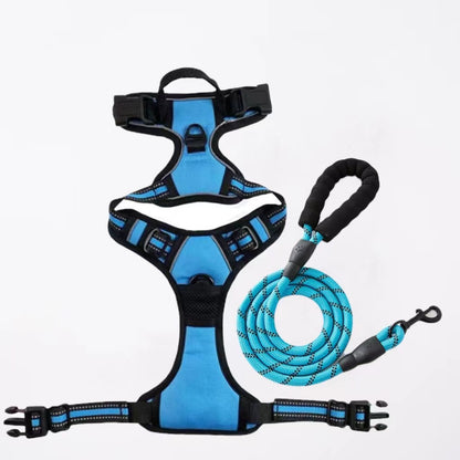 💥【Vesta + reflexná šnúrka】Vesta na vodítko pre domáce zvieratá s hmotnosťou 4 až 45 kg [s vodítkom]