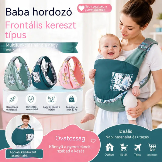 👶 Könnyű, ergonomikus babahordozó | Ideális sétákhoz és utazáshoz ✈️
