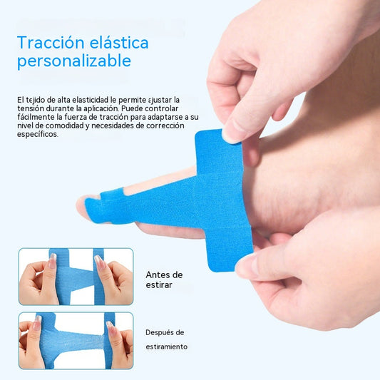 [50 unidades] Protectores elásticos para los dedos, parches para quemaduras, vendajes deportivos resistentes