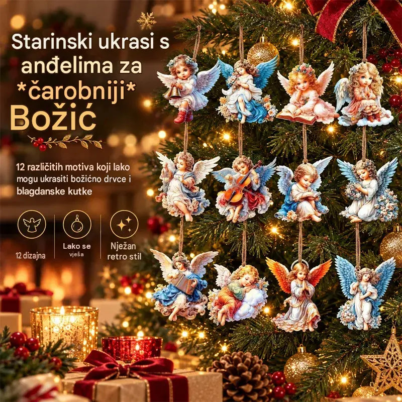【24/36 komada】👼Privjesak Viktorijin anđeo