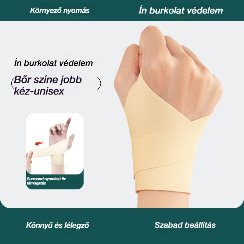 🏋️‍💪【Bal kéz + Jobb kéz】Légáteresztő és nyomás alatt megerősített vékony csuklópánt sporthoz és fitneszhez