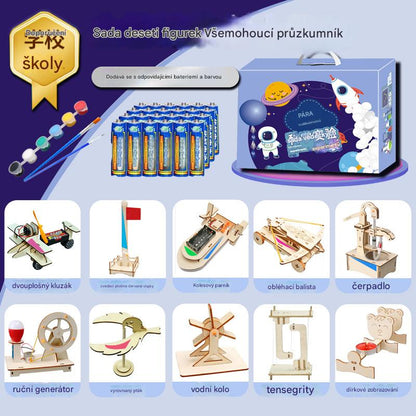 🧩 Kreatívne technické hračky pre domácich majstrov – stavajte a učte sa s elektronickými súčiastkami, zábavné vzdelávanie v oblasti STEM pre deti 🚀📦