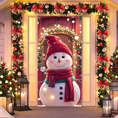 🎄 Venta anticipada de Navidad: 🎅50 % de descuento en adornos navideños para puertas🎅
