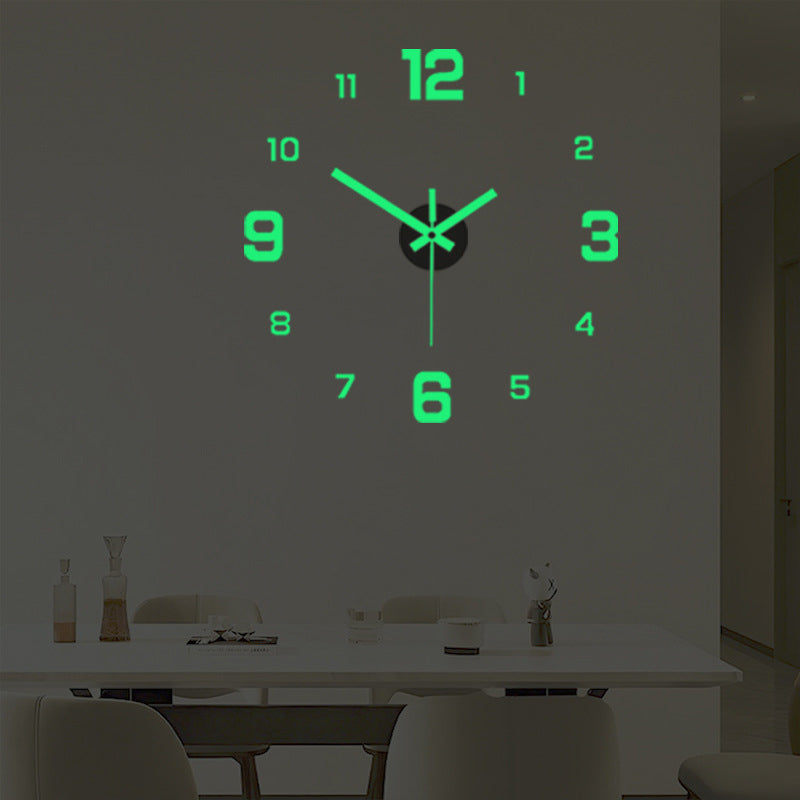 🕰🕰3D világító akril falióra készlet (csak összeszerelés)