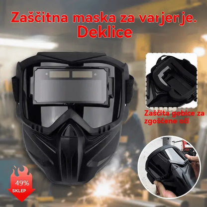 🔥⚡Samozatemnitvena varilska čelada za zaščito oči