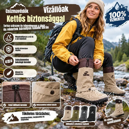 🔥🎁 Összecsukható, vízálló, magas szárú cipővédők: Dupla záródású, csúszásgátló kialakításuknak köszönhetően ezek a lábvédők kifejezetten a mindennapi szabadtéri ingázáshoz és esős napokon való kirándulásokhoz készültek.