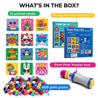 🎁 Una caja de regalo para pequeños artistas. Sin pegamento 🚫 ni manos manchadas 🙌. Desarrolla una concentración e imaginación excepcionales ✨.