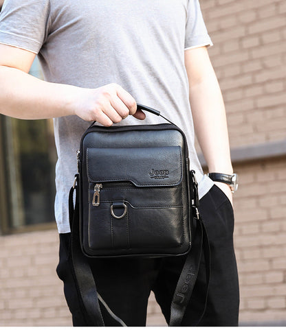 🔥【Agotado pronto】Bolso de moda casual de piel de vaca para hombre