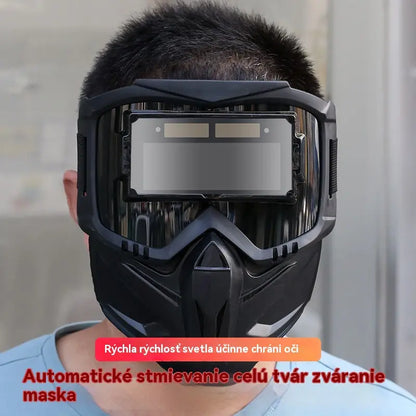 🔥Celotvárovú zváraciu masku s automatickou výmenou svetla