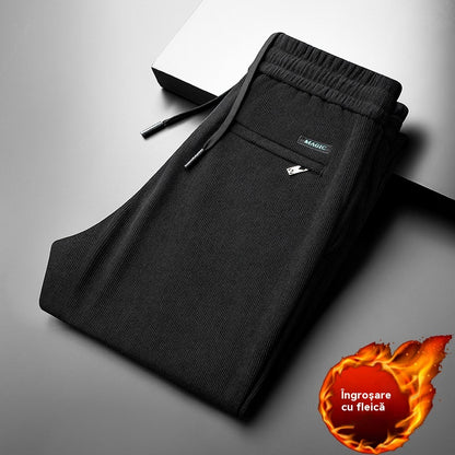 👖【L-5XL】Pánske jesenné/zimné zamatové tepláky, voľné nohavice na voľný čas
