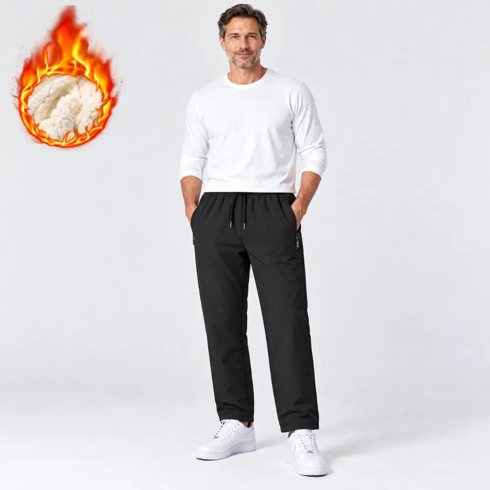 ✨Férfi vastag polárbélésű vízálló téli nadrág👖