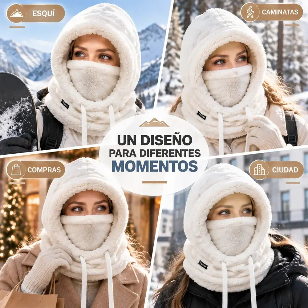 ❄️ Női, polár bélésű, meleg kapucni – téli védelem és melegség!
