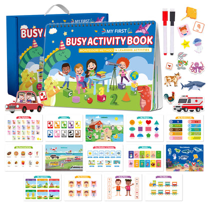 Montessori kniha aktivít pre deti – hravé učenie a raný vývoj