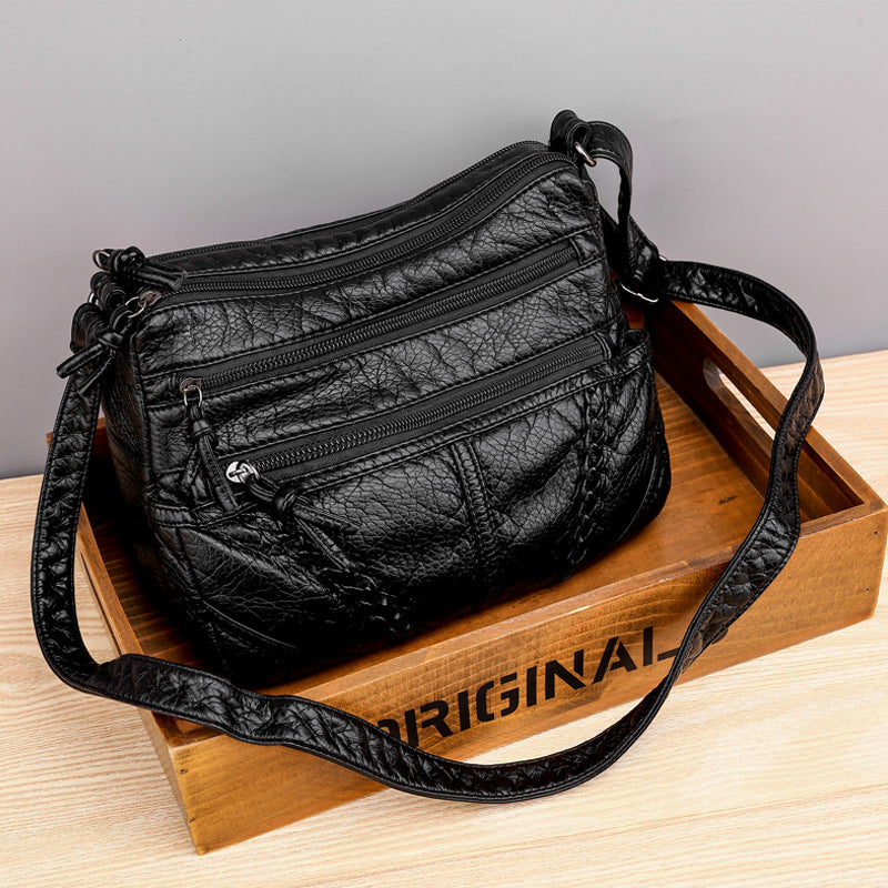 🔥😍Špeciálna ponuka obmedzeného trvania👜 2026 nová retro dámska kožená taška cez rameno z mäkkej kože