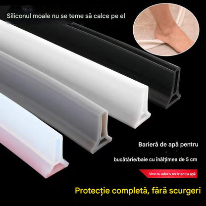 【😍 Ponuka s obmedzenou platnosťou】100 cm 26 eur】🌊🌊【Silikónová lišta blokujúca vodu pre suchú a mokrú separáciu