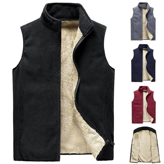 🔥【45 % OFF】【M–8XL】Novi muški prsluk za jesen/zimu – pleteni prsluk od mješavine kašmira u velikim veličinama – topao i udoban kroj