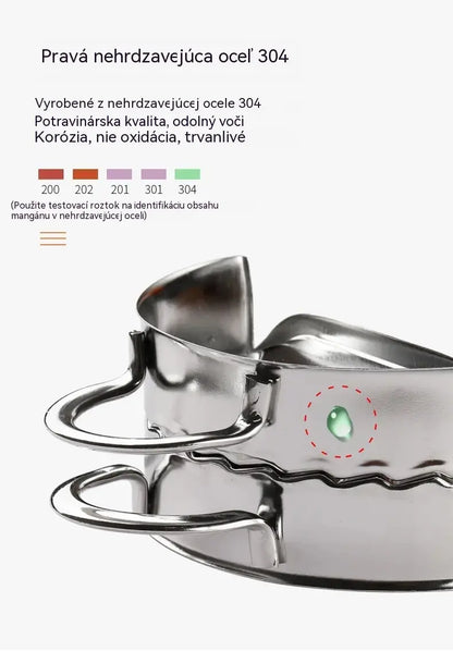 🥟Vykrajovač (8,5 cm) + forma na pirohy (8,5 cm)✨ Domáce pirohy s dokonalým vzhľadom hotové za pár minút!✨ Nerezová oceľ vhodná na styk s potravinami