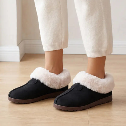 🤎🥶Fagyos napokra – extra meleg női téli papucs🤎