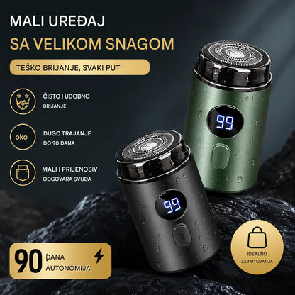 🔥Vrhunska ponuda: 50% POPUSTA🔥Moćan mini električni brijač za muškarce s digitalnim zaslonom