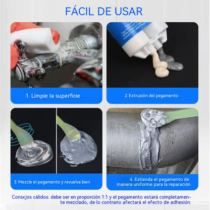 【2 artículos】🛠️ COMPRA MÁS Y LLÉVATE MÁS GRATIS ⚡ Adhesivo industrial de alta resistencia: unión de alta fuerza, resistente al calor y a los impactos para múltiples materiales 🔥