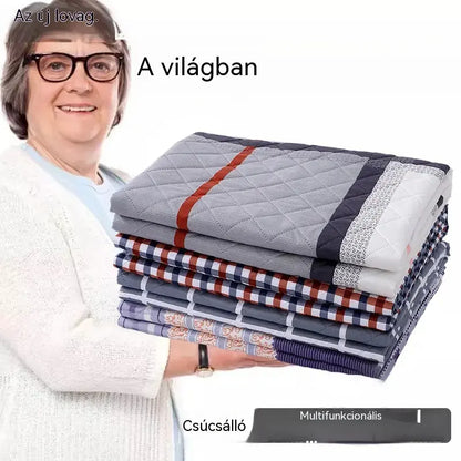 【Vásároljon 1-et, kap 1-et ingyen】🛌 4 rétegű, mosható és légáteresztő felnőtt pelenkaápoló betét