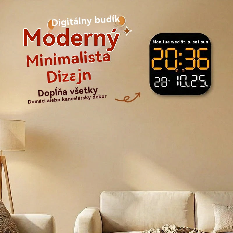 🕰️Eladások meghaladták az 50 000 darabot! 🛏️Időben korlátozott 40% kedvezmény! Digitális óra otthoni és irodai használatra.